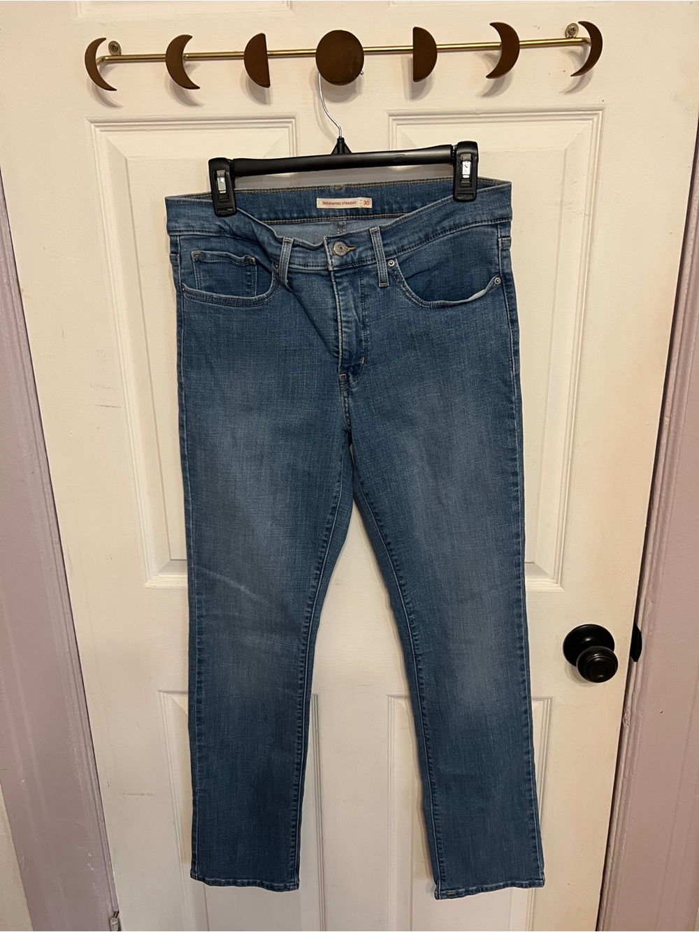 Women Blue Denim Jeans - Classic Straight Fit